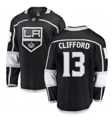Youth Los Angeles Kings #13 Kyle Clifford Authentic Black Home Fanatics Branded Breakaway NHL Jersey