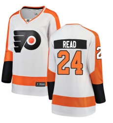 Women's Philadelphia Flyers #24 Matt Read Fanatics Branded White Away Breakaway NHL Jersey