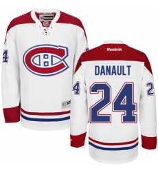 Women's Reebok Montreal Canadiens #24 Phillip Danault Authentic White Away NHL Jersey