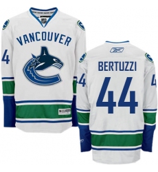 Women's Reebok Vancouver Canucks #44 Todd Bertuzzi Authentic White Away NHL Jersey