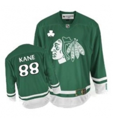 Youth Reebok Chicago Blackhawks #88 Patrick Kane Premier Green St Patty's Day NHL Jersey