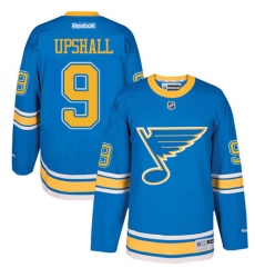 Youth Reebok St. Louis Blues #9 Scottie Upshall Premier Blue 2017 Winter Classic NHL Jersey