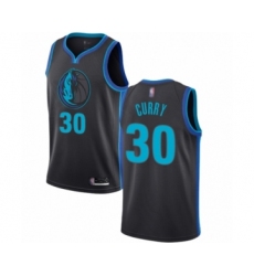 Women's Dallas Mavericks #30 Seth Curry Swingman Charcoal Basketball Jersey - City Edition