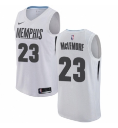 Youth Nike Memphis Grizzlies #23 Ben McLemore Swingman White NBA Jersey - City Edition
