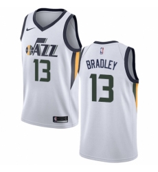 Men's Nike Utah Jazz #13 Tony Bradley Authentic NBA Jersey - Association Edition
