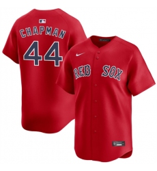 Men's Boston Red Sox #44 Aroldis Chapman Red 2025 Alternate Limited Stitched Baseball Jersey