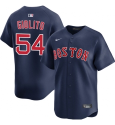 Men's Boston Red Sox #54 Lucas Giolito Navy Alternate Limited Stitched Baseball Jersey