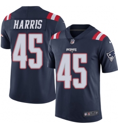 Youth Nike New England Patriots #45 David Harris Limited Navy Blue Rush Vapor Untouchable NFL Jersey