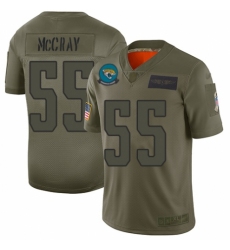 Youth Jacksonville Jaguars #55 Lerentee McCray Limited Camo 2019 Salute to Service Football Jersey