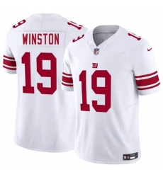 Men's New York Giants #19 Jameis Winston White 2025 F.U.S.E. Vapor Untouchable Limited Football Stitched Jersey