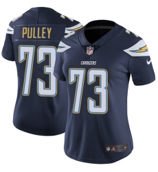 Women's Nike Los Angeles Chargers #73 Spencer Pulley Navy Blue Team Color Vapor Untouchable Elite Player NFL Jersey
