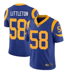 Youth Nike Los Angeles Rams #58 Cory Littleton Royal Blue Alternate Vapor Untouchable Limited Player NFL Jersey