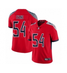 Men's Tennessee Titans #55 Jayon Brown Limited Red Inverted Legend 100th Season Football Jersey