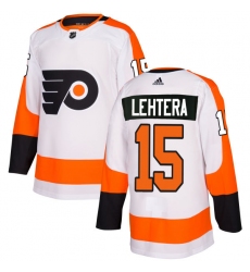 Youth Adidas Philadelphia Flyers #15 Jori Lehtera Authentic White Away NHL Jersey