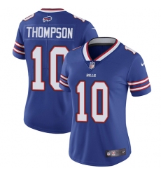 Women's Nike Buffalo Bills #10 Deonte Thompson Royal Blue Team Color Vapor Untouchable Limited Player NFL Jersey