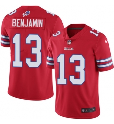 Youth Nike Buffalo Bills #13 Kelvin Benjamin Limited Red Rush Vapor Untouchable NFL Jersey