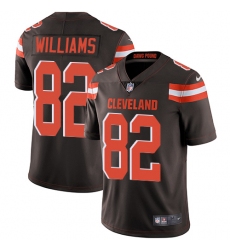 Men's Nike Cleveland Browns #82 Kasen Williams Brown Team Color Vapor Untouchable Limited Player NFL Jersey