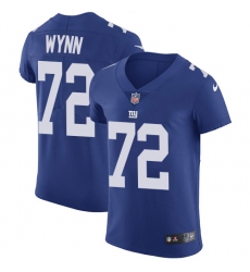 Men's Nike New York Giants #72 Kerry Wynn Royal Blue Team Color Vapor Untouchable Elite Player NFL Jersey