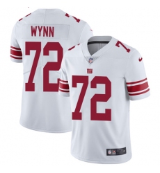 Men's Nike New York Giants #72 Kerry Wynn White Vapor Untouchable Limited Player NFL Jersey