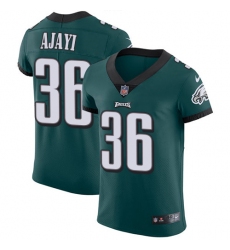 Men's Nike Philadelphia Eagles #36 Jay Ajayi Midnight Green Team Color Vapor Untouchable Elite Player NFL Jersey