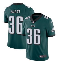 Youth Nike Philadelphia Eagles #36 Jay Ajayi Midnight Green Team Color Vapor Untouchable Limited Player NFL Jersey