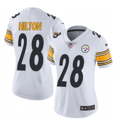 Women's Nike Pittsburgh Steelers #28 Mike Hilton White Vapor Untouchable Limited Player NFL Jersey