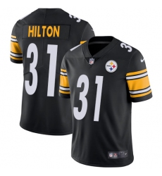 Youth Nike Pittsburgh Steelers #31 Mike Hilton Black Team Color Vapor Untouchable Limited Player NFL Jersey