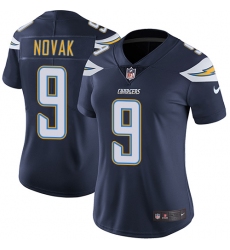Women's Nike Los Angeles Chargers #9 Nick Novak Navy Blue Team Color Vapor Untouchable Limited Player NFL Jersey