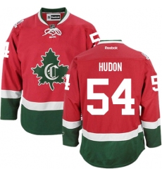 Men's Reebok Montreal Canadiens #54 Charles Hudon Authentic Red New CD NHL Jersey