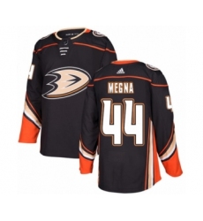 Men's Adidas Anaheim Ducks #44 Jaycob Megna Premier Black Home NHL Jersey