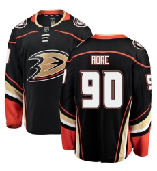 Youth Anaheim Ducks #90 Giovanni Fiore Fanatics Branded Black Home Breakaway NHL Jersey