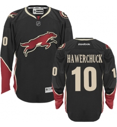 Men's Reebok Arizona Coyotes #10 Dale Hawerchuck Premier Black Third NHL Jersey