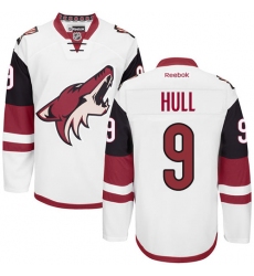 Women's Reebok Arizona Coyotes #9 Bobby Hull Authentic White Away NHL Jersey