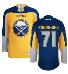 Women's Reebok Buffalo Sabres #71 Evan Rodrigues Authentic Gold Third NHL Jersey