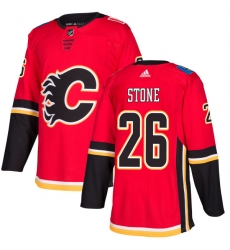 Youth Adidas Calgary Flames #26 Michael Stone Authentic Red Home NHL Jersey