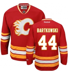 Youth Reebok Calgary Flames #44 Matt Bartkowski Premier Red Third NHL Jersey