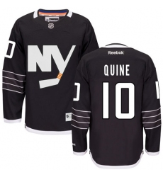 Youth Reebok New York Islanders #10 Alan Quine Authentic Black Third NHL Jersey