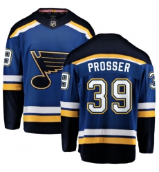 Youth St. Louis Blues #39 Nate Prosser Fanatics Branded Royal Blue Home Breakaway NHL Jersey