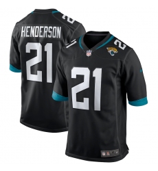 Men's Jacksonville Jaguars #21 C.J. Henderson Nike Black 2020 NFL Draft First Round Pick Game Jersey.webp
