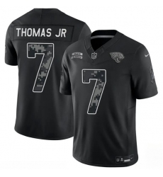 Men's Jacksonville Jaguars #7 Brian Thomas Jr. Black F.U.S.E. 2026 Salute to Service Limited Football Stitched Jersey