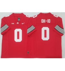 Men's Ohio State Buckeyes #0 OH-IO Red 2025 F.U.S.E. Limited Stitched Jersey