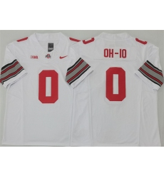 Men's Ohio State Buckeyes #0 OH-IO White 2025 F.U.S.E. Limited Stitched Jersey
