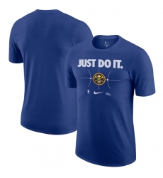 Men's Denver Nuggets Blue Just Do It T-Shirt