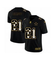 Men's Dallas Cowboys #55 Leighton Vander Esch Black Golden Edition Limited Player Football Jersey