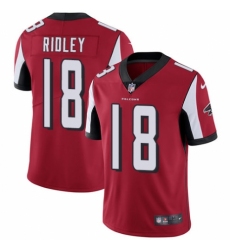 Youth Nike Atlanta Falcons #18 Calvin Ridley Red Team Color Vapor Untouchable Elite Player NFL Jersey