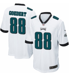 Men's Nike Philadelphia Eagles #88 Dallas Goedert Game White NFL Jersey