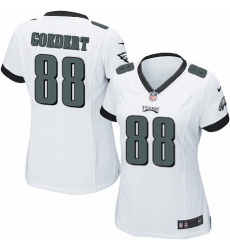 Women's Nike Philadelphia Eagles #88 Dallas Goedert Game White NFL Jersey
