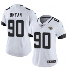 Women's Nike Jacksonville Jaguars #90 Taven Bryan White Vapor Untouchable Limited Player NFL Jersey