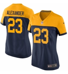 Women's Nike Green Bay Packers #23 Jaire Alexander Game Navy Blue Alternate NFL Jersey