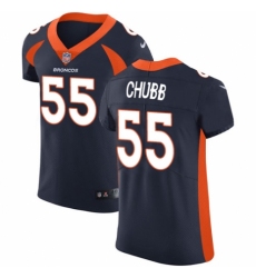 Men's Nike Denver Broncos #55 Bradley Chubb Navy Blue Alternate Vapor Untouchable Elite Player NFL Jersey